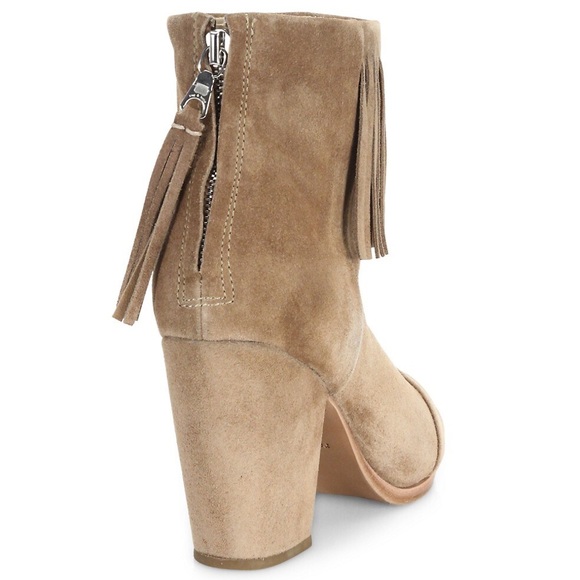 Rag & Bone suede fringe booties Newbury 38, 7.5 - Picture 8 of 8